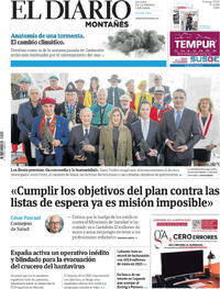Portada El Diario Montañés 2026-05-10