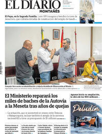 Portada El Diario Montañés 2026-06-11