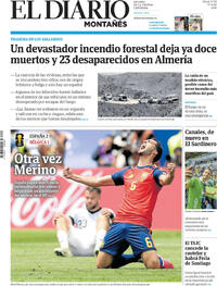 Portada El Diario Montañés 2026-07-11