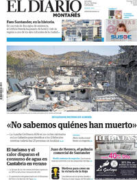 Portada El Diario Montañés 2026-07-12