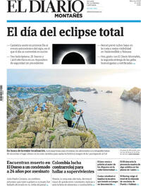 Portada El Diario Montañés 2026-08-12