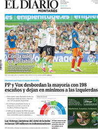 Portada El Diario Montañés 2026-10-12