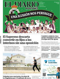 Portada El Diario Montañés 2026-05-13