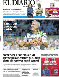 Portada El Diario Montañés 2026-09-13