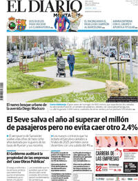 Portada El Diario Montañés 2026-01-14