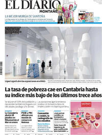 Portada El Diario Montañés 2026-02-14