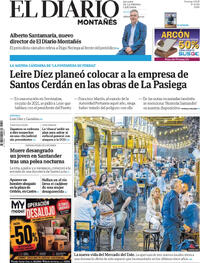 Portada El Diario Montañés 2026-06-14