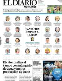 Portada El Diario Montañés 2026-07-14