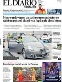 Portada El Diario Montañés 2026-08-14