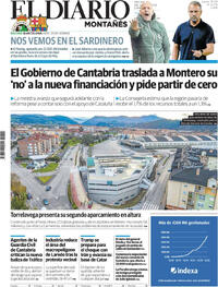 Portada El Diario Montañés 2026-01-15