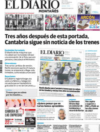 Portada El Diario Montañés 2026-02-15