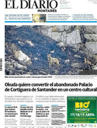Portada El Diario Montañés 2026-04-15