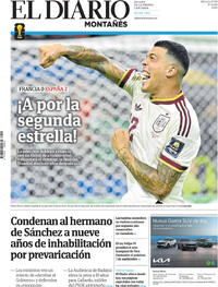 Portada El Diario Montañés 2026-07-15
