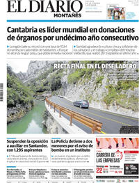 Portada El Diario Montañés 2026-01-17
