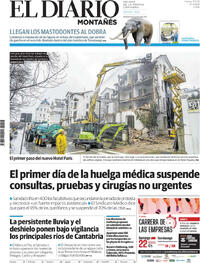 Portada El Diario Montañés 2026-02-17