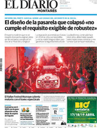 Portada El Diario Montañés 2026-04-17