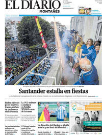 Portada El Diario Montañés 2026-07-18
