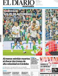 Portada El Diario Montañés 2026-01-19