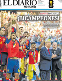 Portada El Diario Montañés 2026-07-20