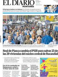 Portada El Diario Montañés 2026-10-20