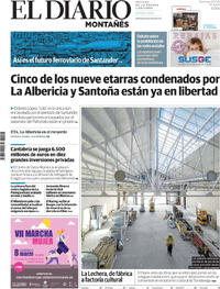 Portada El Diario Montañés 2026-02-22