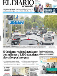 Portada periódico El Diario Montañés