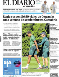 Portada El Diario Montañés 2026-09-22