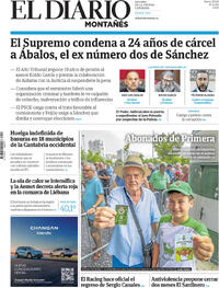 Portada El Diario Montañés 2026-06-23