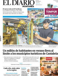 Portada El Diario Montañés 2026-08-23