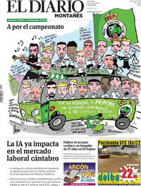 Portada El Diario Montañés 2026-05-24