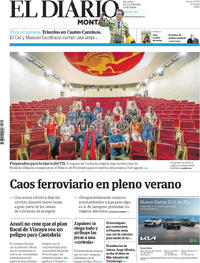 Portada El Diario Montañés 2026-07-24