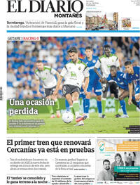 Portada El Diario Montañés 2026-08-24