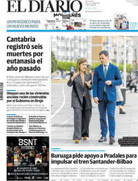 Portada El Diario Montañés 2026-04-25