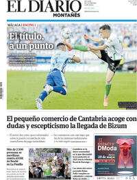 Portada El Diario Montañés 2026-05-25