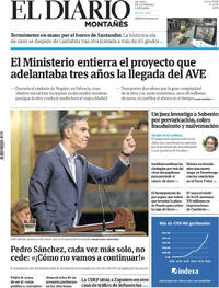 Portada El Diario Montañés 2026-06-25