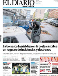 Portada El Diario Montañés 2026-01-26