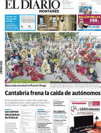 Portada El Diario Montañés 2026-04-26
