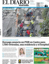 Portada El Diario Montañés 2026-06-26