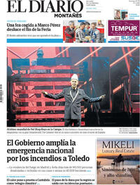 Portada El Diario Montañés 2026-07-26
