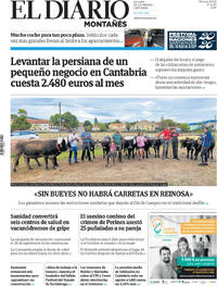 Portada El Diario Montañés 2026-08-26