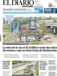 Portada El Diario Montañés 2026-08-27