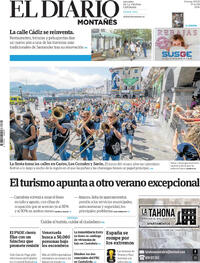 Portada El Diario Montañés 2026-06-28