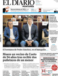 Portada El Diario Montañés 2026-05-29