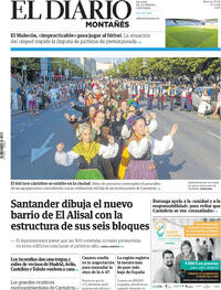 Portada El Diario Montañés 2026-07-29