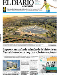 Portada El Diario Montañés 2026-06-30