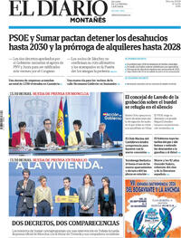 Portada El Diario Montañés 2026-09-30