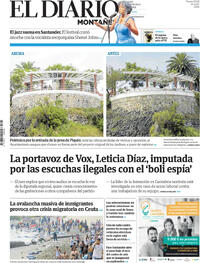 Portada El Diario Montañés 2026-07-31