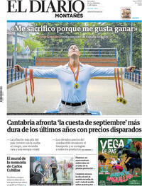Portada El Diario Montañés 2026-08-31