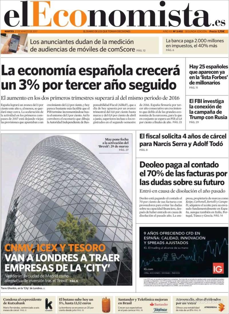 Portada Expansión 2017-03-21