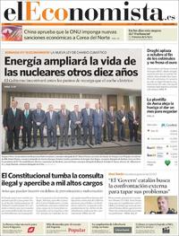 Portada El Economista 2017-09-08